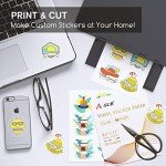 A-SUB Waterproof Clear Sticker Paper - 15 Sheets