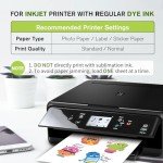 A-SUB Waterproof Clear Sticker Paper - 15 Sheets