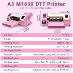 M1630 A3 DTF Printer with High-Speed Printhead