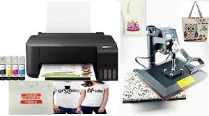 Wireless Sublimation Printer Bundle for Custom Designs