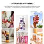 YOPPIX Silicone Cup Cradle, Cup Cradle for Tumblers for Apply UV DTF Decals/Apply Vinyl Decals/Sublimating Tumblers, Hanging Storage for DIY Your Craft