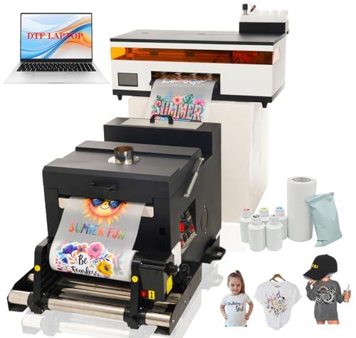 DTF Business Bundle dtf Printer Stable industrialized Print Head Machine for t-Shirt Business dtf Transfer dtf Personalized, Clothing Printing dtf Printer + Shaker Oven + Computer