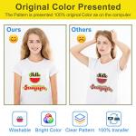 Yamation DTF Transfer Film: 13x19 Inch 50 Sheets Premium Double-Sided Matte Finish PET Transfer Paper Direct to Film Transfer Paper for T-Shirt