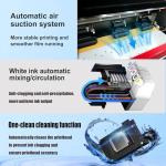 SUNIKA A3 DTF Printer, Direct to Film 13-inch DTF Transfer Printer with XP600 Print Head and White Ink Circulation,Semi-Automatic Cleaning Module for DIY Print T-Shirts