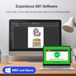 SUNIKA A3 DTF Printer, Direct to Film 13-inch DTF Transfer Printer with XP600 Print Head and White Ink Circulation,Semi-Automatic Cleaning Module for DIY Print T-Shirts