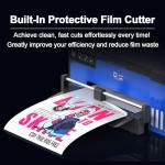 DXZ 2025 A4 DTF Printer with Roll Feeder-XP600 Doubled Printing Speed Compared to L1800 and L805,Built-in White Stirring System for DIY T-Shirt,2-Year Ink Included (Printer+Oven)