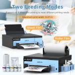 EXPLUX A4 DTF Printer,with XP600 printhead with Anti-Clogging Technology + 200% high Speed Printing,for DIY T-Shirt,Other Textiles,2-Year Ink Included