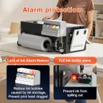 MZK A3 Pro XP600 DTF Printer,Automatic Time Cleaning Printhead Maintain+Ink Anti-Clog Filter,2X-Speed Compared to L1800,5" LED Touch Screen,Dual Ink Level Alert (A3 DTF Printer+Powder Shaker)
