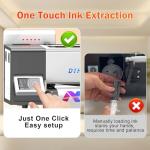 MZK A3 Pro XP600 DTF Printer,Automatic Time Cleaning Printhead Maintain+Ink Anti-Clog Filter,2X-Speed Compared to L1800,5" LED Touch Screen,Dual Ink Level Alert (A3 DTF Printer+Powder Shaker)