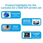 Lancelot A3 DTF Printer with Roll Feeder
