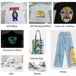 DTG Printer, A3 L805 Multifunction DTF/Direct to Garment Printer, T-shirt Machine Impresora DTG Machines with White Ink Circulation and Vacuum Suction Platform for T-Shirts, Hoodies, Pants, Hats