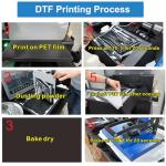 DTG Printer, A3 L805 Multifunction DTF/Direct to Garment Printer, T-shirt Machine Impresora DTG Machines with White Ink Circulation and Vacuum Suction Platform for T-Shirts, Hoodies, Pants, Hats