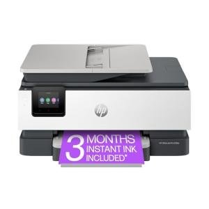 HP OfficeJet Pro 8135e Wireless All-in-One Color Inkjet Printer, Print, Scan, Copy, Fax, ADF, Duplex Printing, Best-for-Home Office, 3 month Instant Ink trial included (40Q35A)