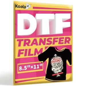 KOALA DTF Transfer Film 8.5x11, 50 Sheets