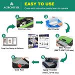 DTF Transfer Film(8.3" x 11.7")20 Sheets PET Direct to Film Heat Transfer Paper for All DTF&DTG Printer,Matte DTF Film for Sublimation Black White Light Dark Fabric T-Shirt