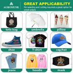 DTF Transfer Film(8.3" x 11.7")20 Sheets PET Direct to Film Heat Transfer Paper for All DTF&DTG Printer,Matte DTF Film for Sublimation Black White Light Dark Fabric T-Shirt