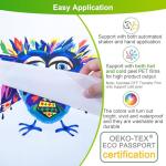 CenDale DTF Powder, 500g/17.6OZ White Hot Melt Adhesive Digital DTF Transfer Powder for Sublimation, Compatible with DTF and DTG Printers, DTF PreTreat Powder for All Fabric Jeans Cotton T-Shirt