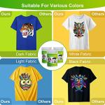 CenDale DTF Powder, 500g/17.6OZ White Hot Melt Adhesive Digital DTF Transfer Powder for Sublimation, Compatible with DTF and DTG Printers, DTF PreTreat Powder for All Fabric Jeans Cotton T-Shirt