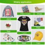 CenDale DTF Powder, 500g/17.6OZ White Hot Melt Adhesive Digital DTF Transfer Powder for Sublimation, Compatible with DTF and DTG Printers, DTF PreTreat Powder for All Fabric Jeans Cotton T-Shirt