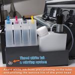 AOK L8058 Full color A4 size DTF Printer 8.3 inch High efficiency DTF Printer with xp 600 print head Timed White Ink stirring system and Professional Rip Software For T-shirt clothes Bag/Pillow/Hoodie