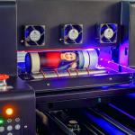 UV Printer, A3 XP600 UV DTF Printer, Super Fast Speed, 5760 * 1440dpi, UV Flatbed Printers Machine with Bottle Holder for Bottles Wood Stickers Acrylic Phone Cases Leather Metal Glass and More