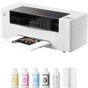xTool Apparel Printer, 14'' A3 DTF Printer T-Shirt Printing, High-Speed Transfer Machine with Dual I1600 Printheads, Multi-Fabric Compatible DTF Machine, 24/7 Auto-Maintenance