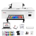 InkSonic R1390 DTF Printer Machine, A3 T shirt printing Machine With Laptop, 13" Format DTF Printer Bundles, Direct to Film Heat Transfer, T-Shirt Maker for Clothes Design, White Ink Circulation
