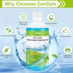 CenDale DTF Cleaning Kit - 250ML DTF Printer Cleaning Solution, Universal Print Head Cleaner Kit for Any DTF & DTG Printers, Print Head DTF Cleaning Solution for Epson ET8550 L1800 XP600 Ink Printer