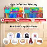 InkSonic R1390 DTF Printer Machine, A3 T shirt printing Machine With Laptop, 13" Format DTF Printer Bundles, Direct to Film Heat Transfer, T-Shirt Maker for Clothes Design, White Ink Circulation