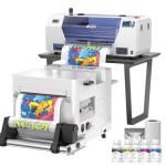 MZK A3 Plus XP600 DTF Printer,Automatic Time Cleaning Maintenance printhead+Ink Anti-Clog Design,2X-Speed Compared to L1800,5" LED Multi-Function Display,Film Cutter,Gift Ink 2 Years