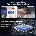 MZK A3 Plus XP600 DTF Printer,Automatic Time Cleaning Maintenance printhead+Ink Anti-Clog Design,2X-Speed Compared to L1800,5" LED Multi-Function Display,Film Cutter,Gift Ink 2 Years
