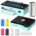 EnjoyColor A3 DTF Printer and Oven, DTF Transfer Printer Machine for Dark and Light Fabric Printing (Oven+Software+5x250ml Ink+DTF Film)