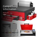 PLK A4 DTF Printer with Oven Bundle,XP600 DTF Printer,Double Speed, Sheet and Roll Feeder,Built-in Film Cutter,Upgrade L8058 DTF Machine with White Ink Stirring System 100% Transfer DIY Printing