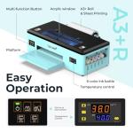 EnjoyColor A3 DTF Printer and Oven, DTF Transfer Printer Machine for Dark and Light Fabric Printing (Oven+Software+5x250ml Ink+DTF Film)