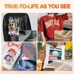 PLK A4 DTF Printer with Oven Bundle,XP600 DTF Printer,Double Speed, Sheet and Roll Feeder,Built-in Film Cutter,Upgrade L8058 DTF Machine with White Ink Stirring System 100% Transfer DIY Printing