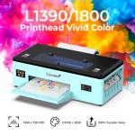 EnjoyColor A3 DTF Printer and Oven, DTF Transfer Printer Machine for Dark and Light Fabric Printing (Oven+Software+5x250ml Ink+DTF Film)