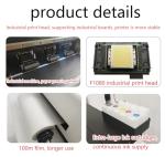 Stable industrialized Print Head A3 DTF Printer with White Ink Circulation System, Clothing Fabric Printing Machine (Printer + Automatic Oven + Software + Computer + Materials)