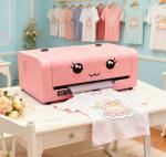 INKYKITTY Pink A3 Roll-to-Roll DTF Printer with Industrial Printhead, White Ink Recirculation System & USB Connectivity, High-Resolution Direct to Film Transfer Printer for Small Business Production
