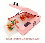 INKYKITTY Pink A3 Roll-to-Roll DTF Printer with Industrial Printhead, White Ink Recirculation System & USB Connectivity, High-Resolution Direct to Film Transfer Printer for Small Business Production