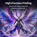 DXZ A3 DTF Printer with Shaker Oven, High-Speed with XP600 Printhead, 4.5” LED Multi-Function Touch Screen, 13'' Apparel Printer T-Shirt Printing, Auto-Cleaning, White Ink System, 2-Year Ink Included