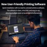 DXZ A3 DTF Printer with Shaker Oven, High-Speed with XP600 Printhead, 4.5” LED Multi-Function Touch Screen, 13'' Apparel Printer T-Shirt Printing, Auto-Cleaning, White Ink System, 2-Year Ink Included