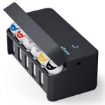 OFFNOVA CISS DTF White Ink Circulation System, Upgraded Extension CISS Ink Tube and Waste Ink Collector for ET8550 L805 DTF Printer (Black)