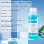 Powerful Printhead Cleaning Kit for All DTF DTG Printer DTF Cleaning Solution for Direct Transfer Film Printers ET-8550 XP-15000 L1800, DTG Printhead Cleaning Solution Work with DTF DTG Printer 100ML