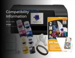 Super-Tank DTF T-Shirt Printer with DTF Ink and Powder Pack for Heat Transfers, Easy Filling, Built-in Scanner and Copier - New, Medium DTF Conversion Printer