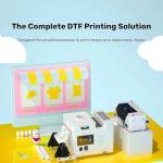 InkSonic XP600 DTF Printer Bundle, A3 Printing Machine with Automatic Curing, Pre-installed Laptop Combo, Powder Shaker & Dryer, DTF Transfer Machine with White Ink Circulation for T-Shirt Printing