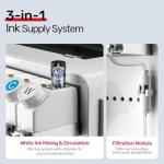 InkSonic XP600 DTF Printer Bundle, A3 Printing Machine with Automatic Curing, Pre-installed Laptop Combo, Powder Shaker & Dryer, DTF Transfer Machine with White Ink Circulation for T-Shirt Printing