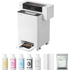 xTool Apparel Printer Bundle with Shaker Oven, 14'' A3 DTF Printer T-Shirt Printing, One-Click Print-to-Bake, High-Speed with Dual I1600 Printheads, Multi-Fabric Compatible, 24/7 Auto-Maintenance