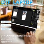 Lancelot M1630 Pro DTF Printer Bundle with Laptop 13" Auto-Maintenance DTF Printer 2X Speed of L1800 White Ink Circulation & Auto Cutter for T-Shirt, Apparel, and Fabric Printing