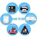 Lancelot M1630 Pro DTF Printer Bundle with Laptop 13" Auto-Maintenance DTF Printer 2X Speed of L1800 White Ink Circulation & Auto Cutter for T-Shirt, Apparel, and Fabric Printing