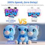 DSV A3 Pro XP600 DTF Printer, 4.5" LED Foldable Touch Screen, White Ink Circulation & Auto-Cleaning, Dual Alarm, 2X Speed Compared to L1800/L805 DTF Printer Machine